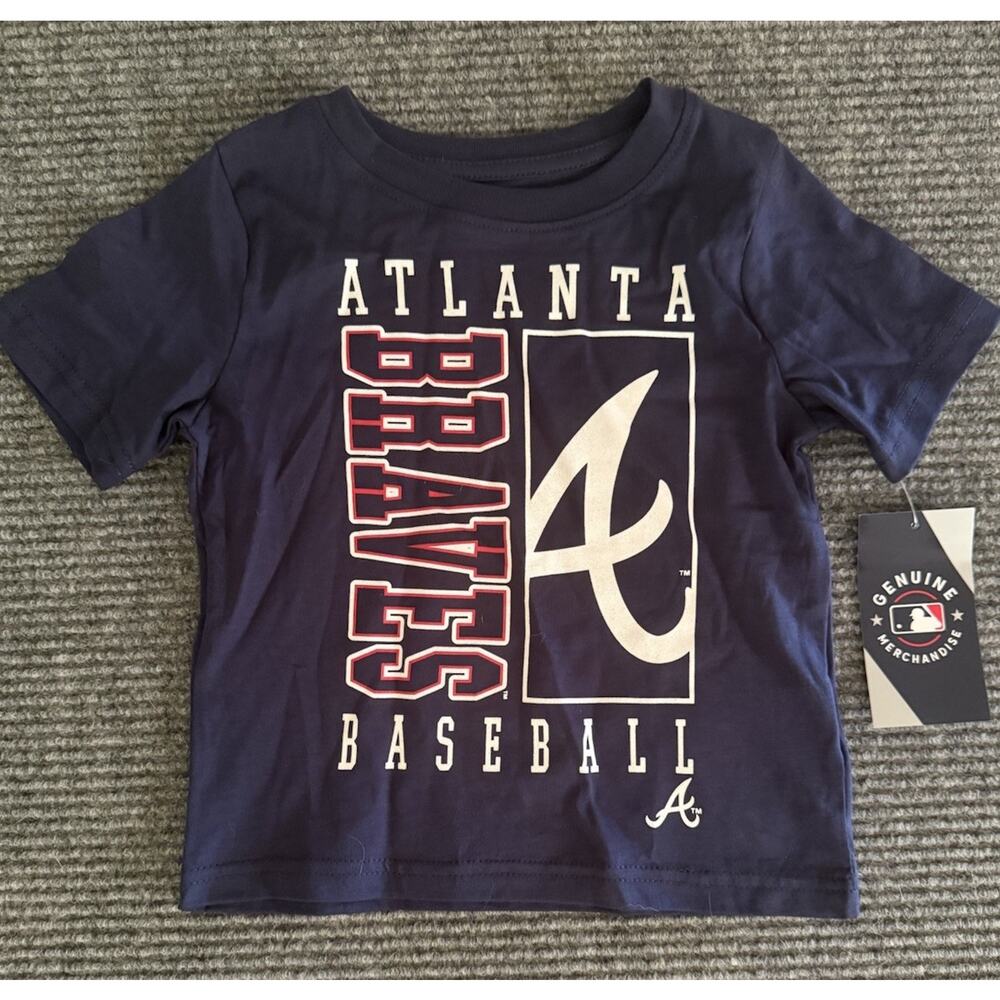 Atlanta Braves Toddler T-Shirt (Size 3T) New With Tags